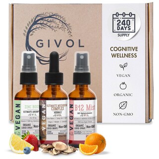 Foto 1 | Paquete De Bienestar Cognitivo Trio De Vitaminas Líquidas Givol 360d - Venta Internacional.