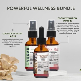 Foto 2 | Paquete De Bienestar Cognitivo Trio De Vitaminas Líquidas Givol 360d - Venta Internacional.