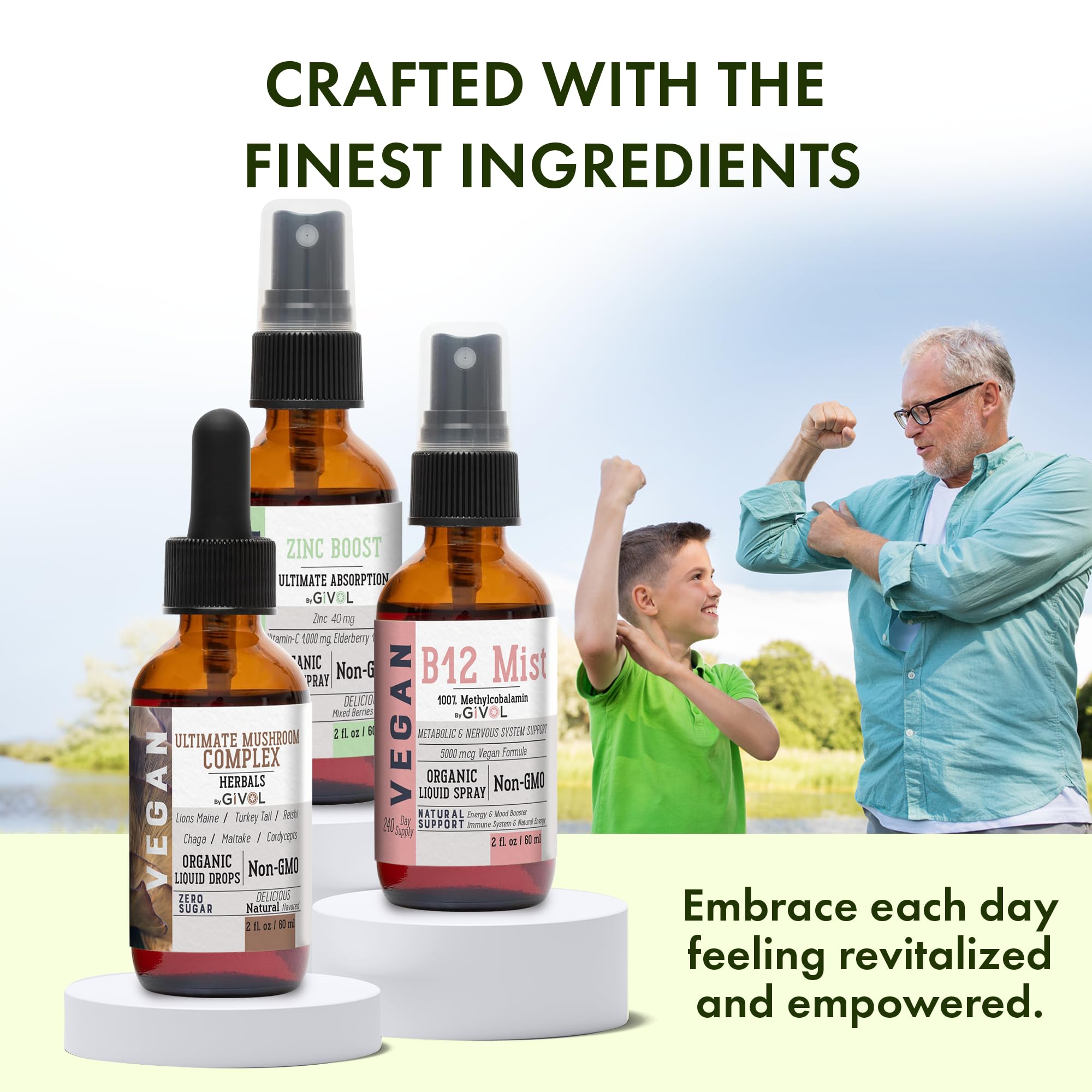 Foto 5 | Paquete De Bienestar Cognitivo Trio De Vitaminas Líquidas Givol 360d - Venta Internacional.
