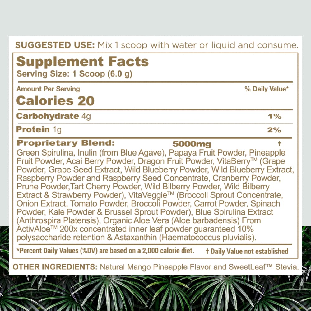 Foto 5 pulgar | Suplemento Nbpure Earthy Andy Superfood Paradise, 30 Porciones - Venta Internacional.