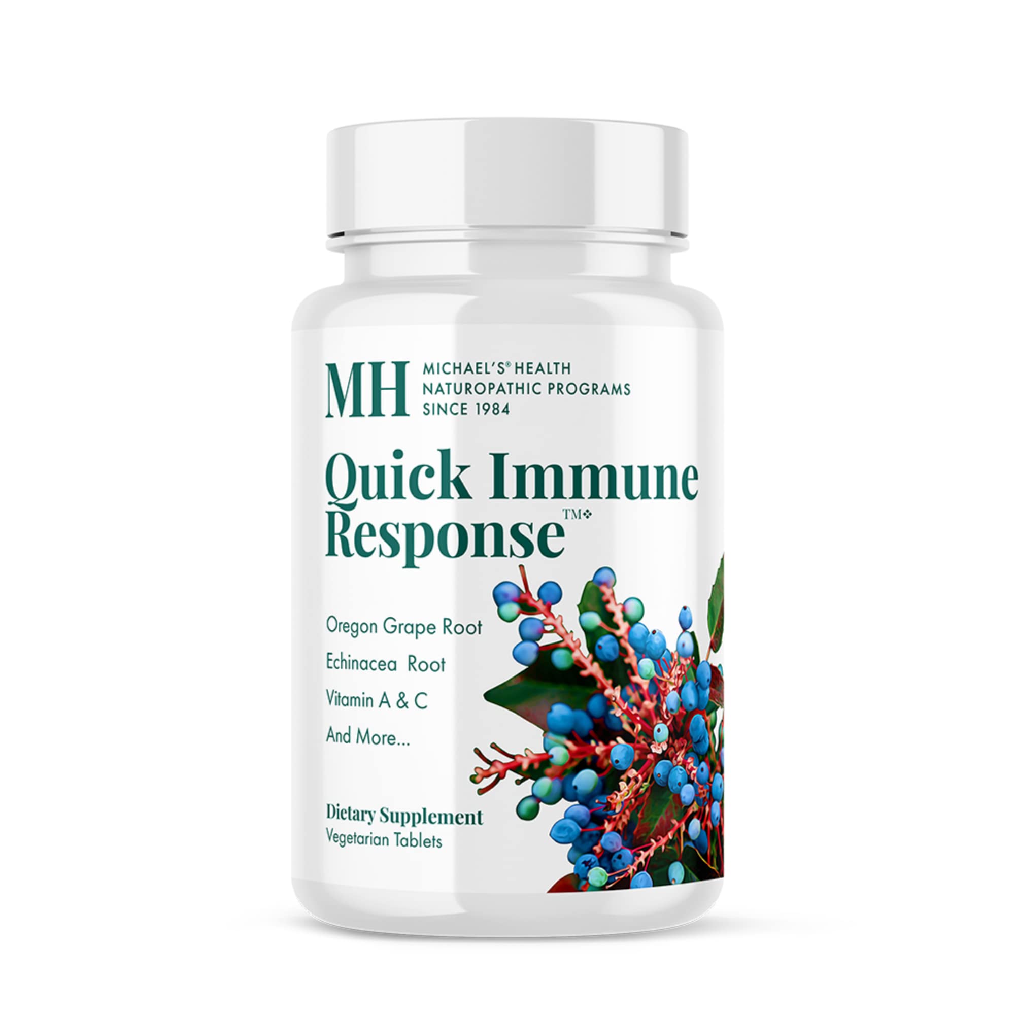 Suplemento Michael's Health Naturopathic Quick Immune 120 Comprimidos - Venta Internacional.