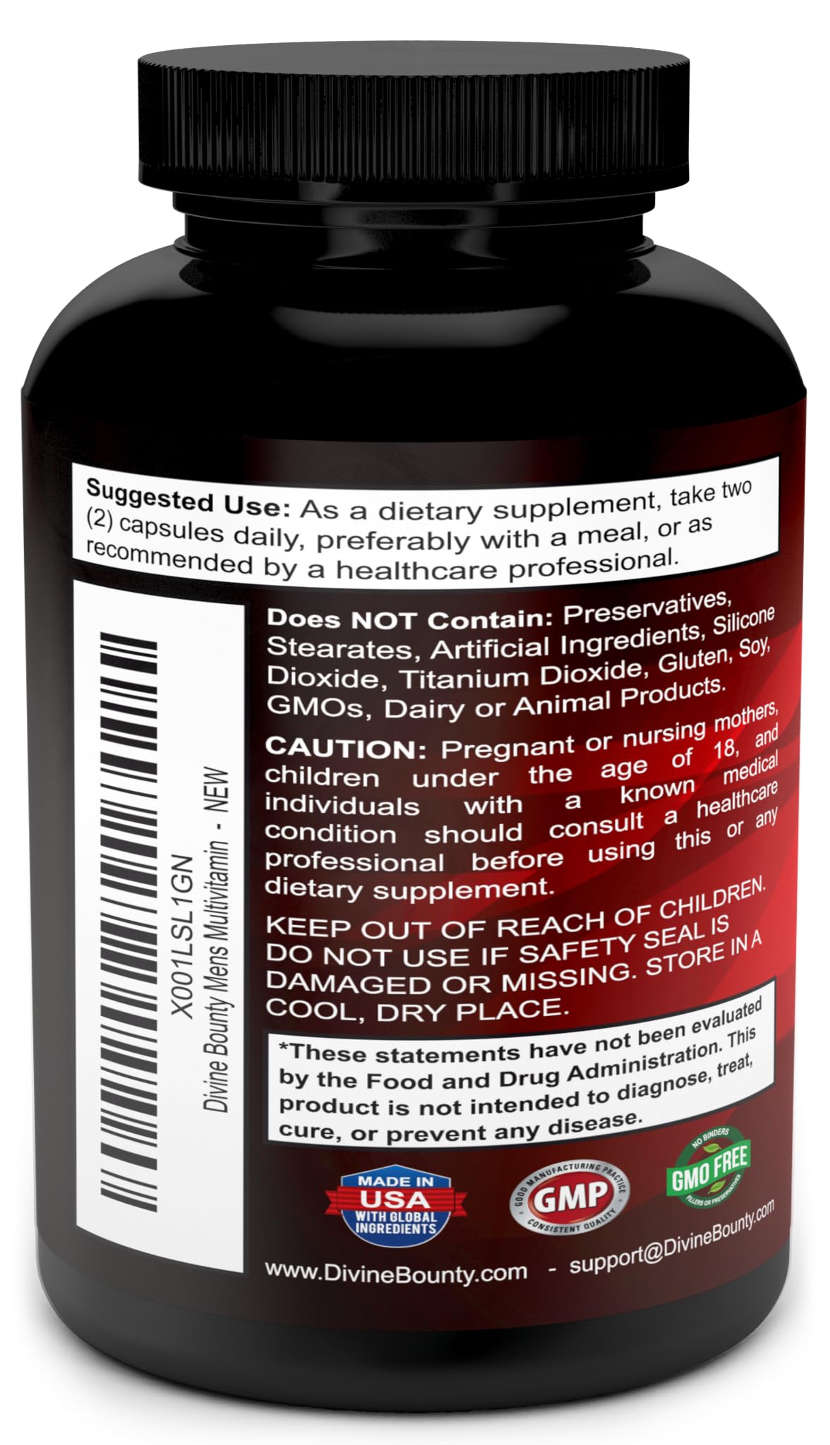 Foto 4 pulgar | Suplemento Multivitamínico Divine Bounty 90 Cápsulas - Venta Internacional