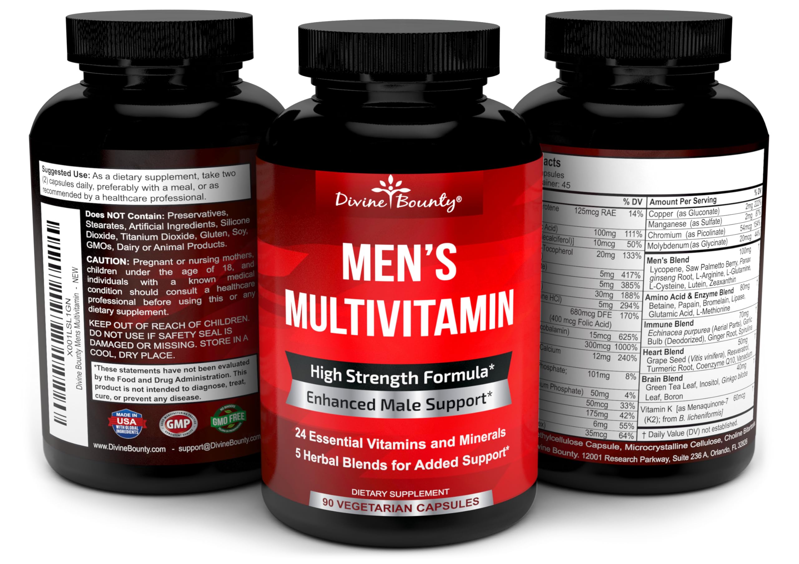 Foto 5 pulgar | Suplemento Multivitamínico Divine Bounty 90 Cápsulas - Venta Internacional