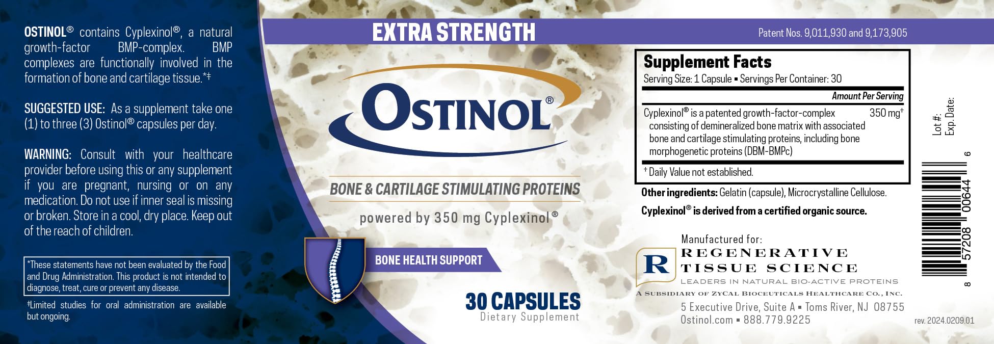 Foto 6 | Suplemento Zycal Ostinol Standard 350 Mg 30 Cápsulas - Venta Internacional