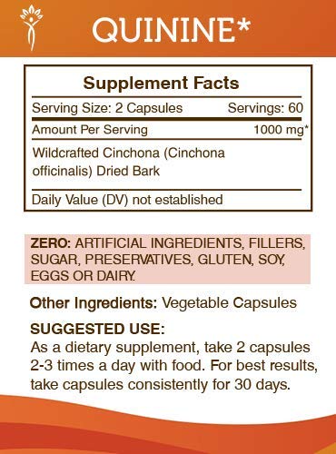Foto 4 pulgar | Suplemento Secrets Of The Tribe Quinine 1000 Mg 120 Cápsulas - Venta Internacional