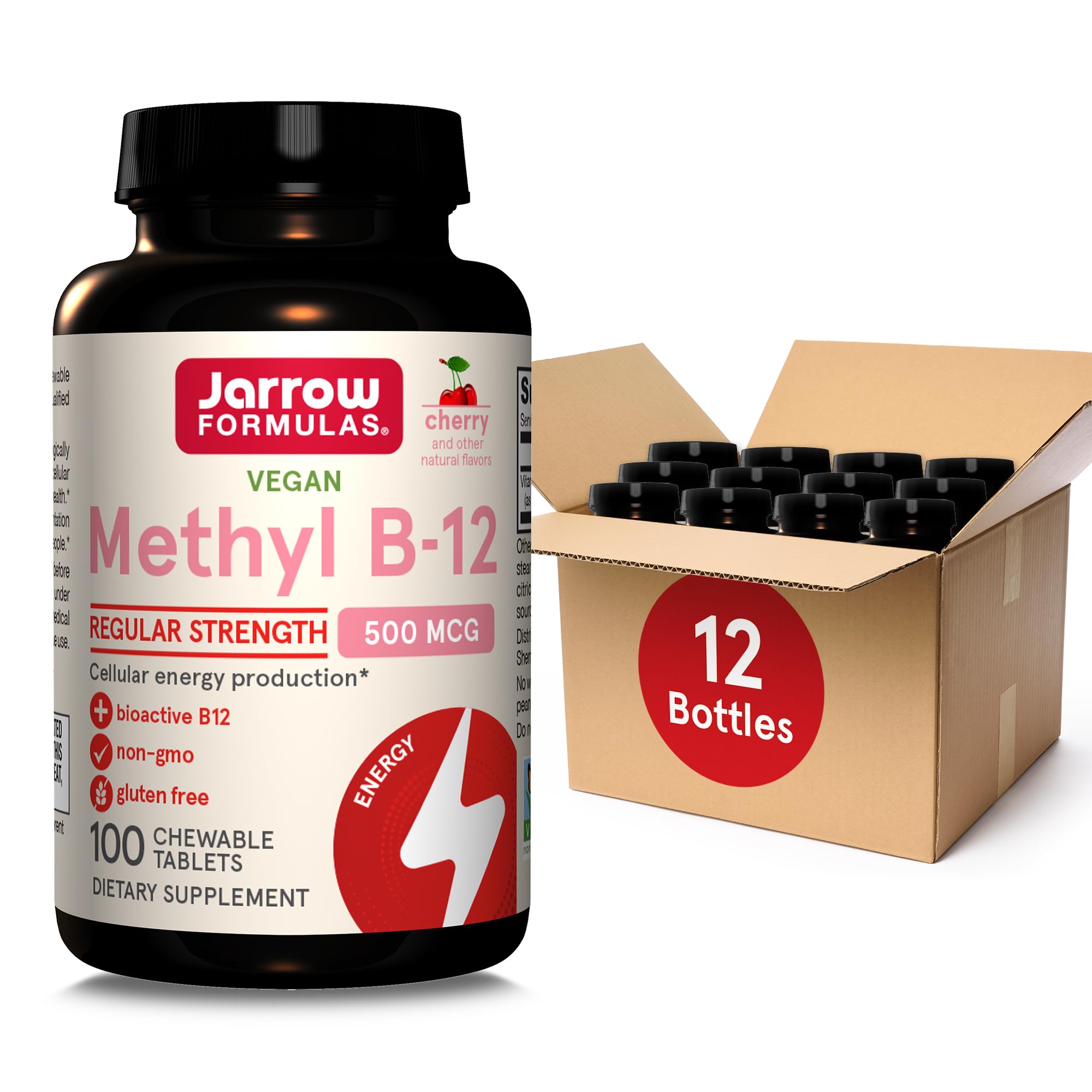 Suplemento De Metil B-12 De Jarrow Formulas, 500 Mcg, 100 Tabletas - Venta Internacional.