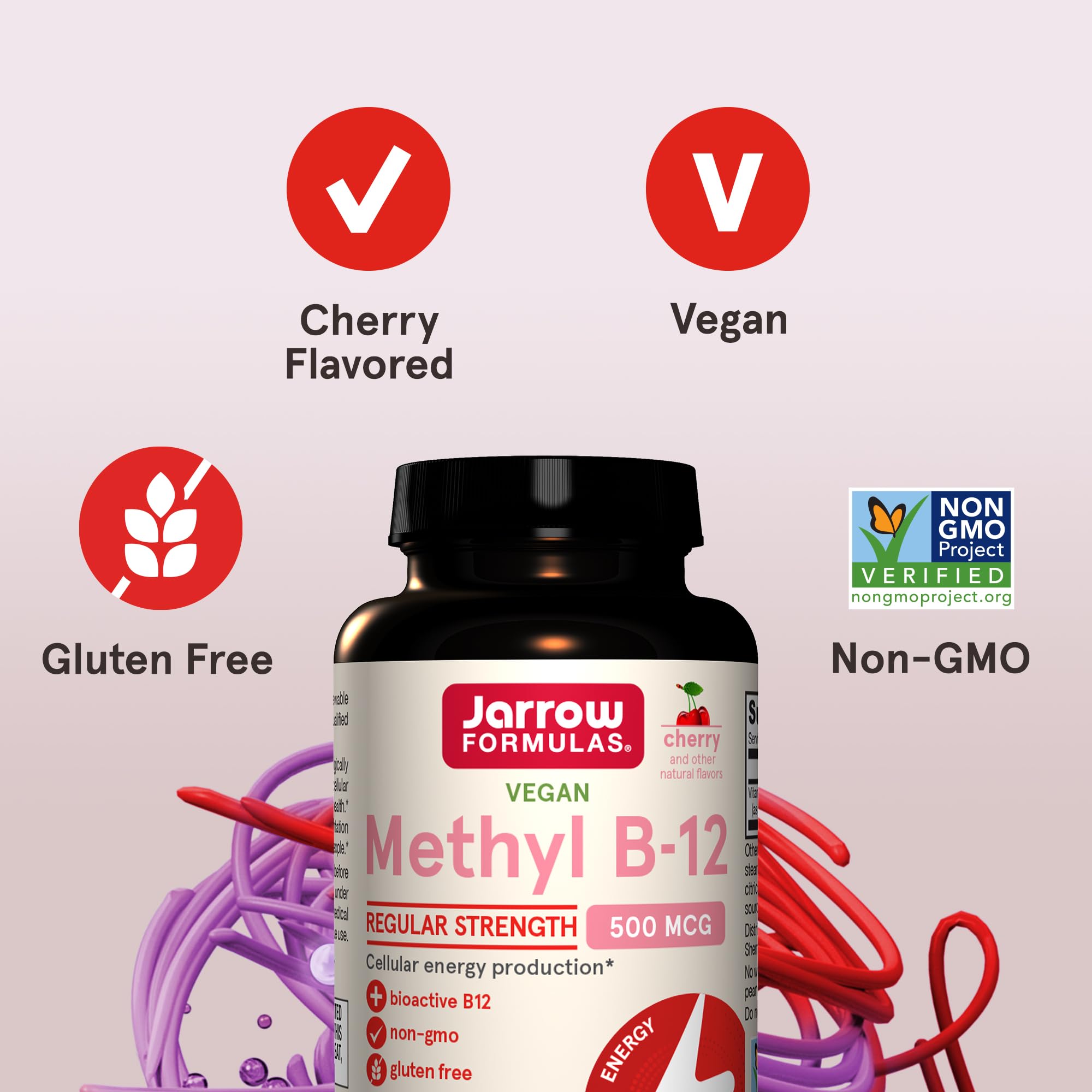 Foto 6 pulgar | Suplemento De Metil B-12 De Jarrow Formulas, 500 Mcg, 100 Tabletas - Venta Internacional.