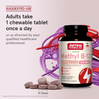 Foto 7 | Suplemento De Metil B-12 De Jarrow Formulas, 500 Mcg, 100 Tabletas - Venta Internacional.