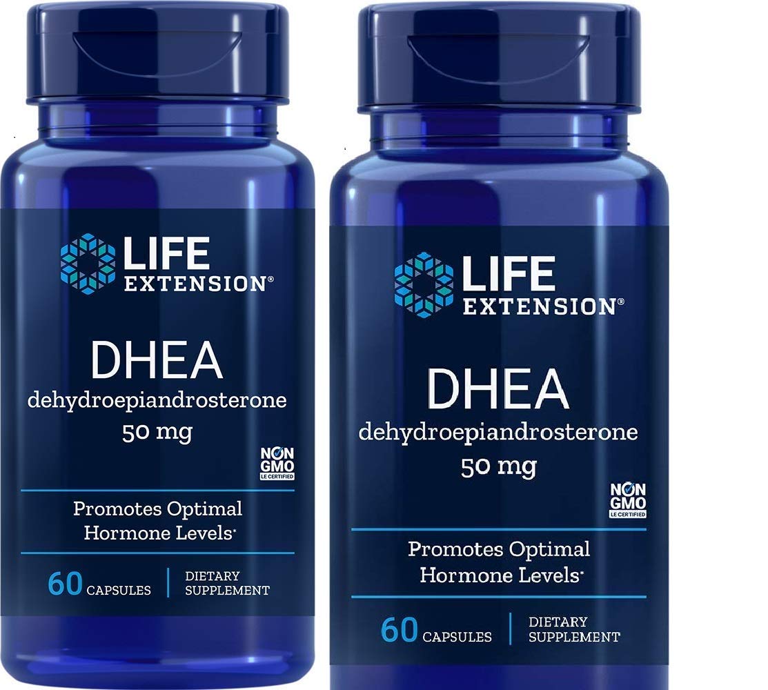 Suplemento Life Extensión Dhea 50 Mg 60 Cápsulas - Venta Internacional