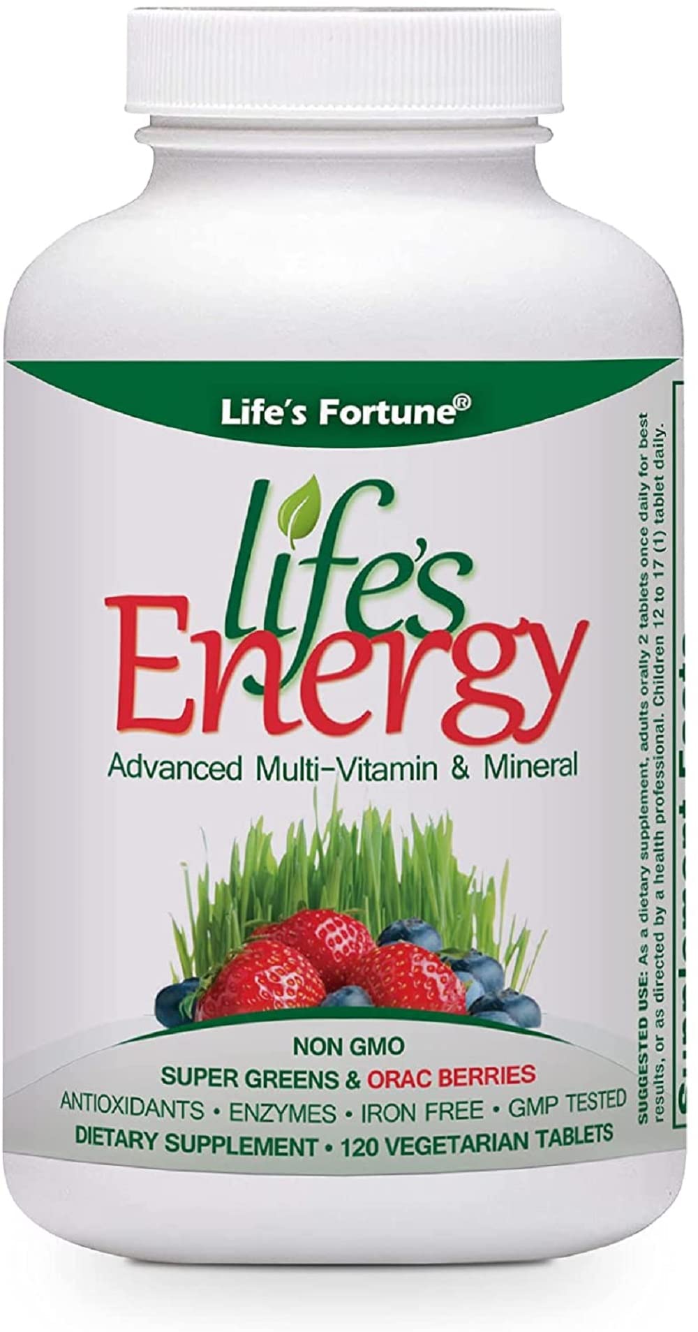 Suplemento Life's Fortune Life's Energy 120 Comprimidos - Venta Internacional