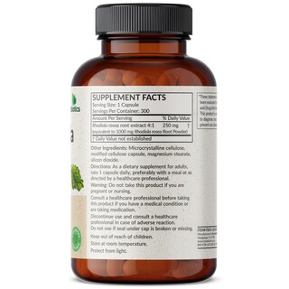 Foto 2 | Suplemento Futurebiotics Rhodiola Rosea 300 Cápsulas - Venta Internacional