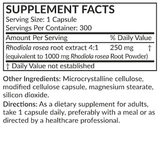 Foto 4 | Suplemento Futurebiotics Rhodiola Rosea 300 Cápsulas - Venta Internacional