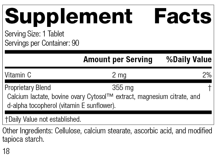 Foto 3 pulgar | Suplemento Standard Process Ovex Women's Health 90 Comprimidos - Venta Internacional