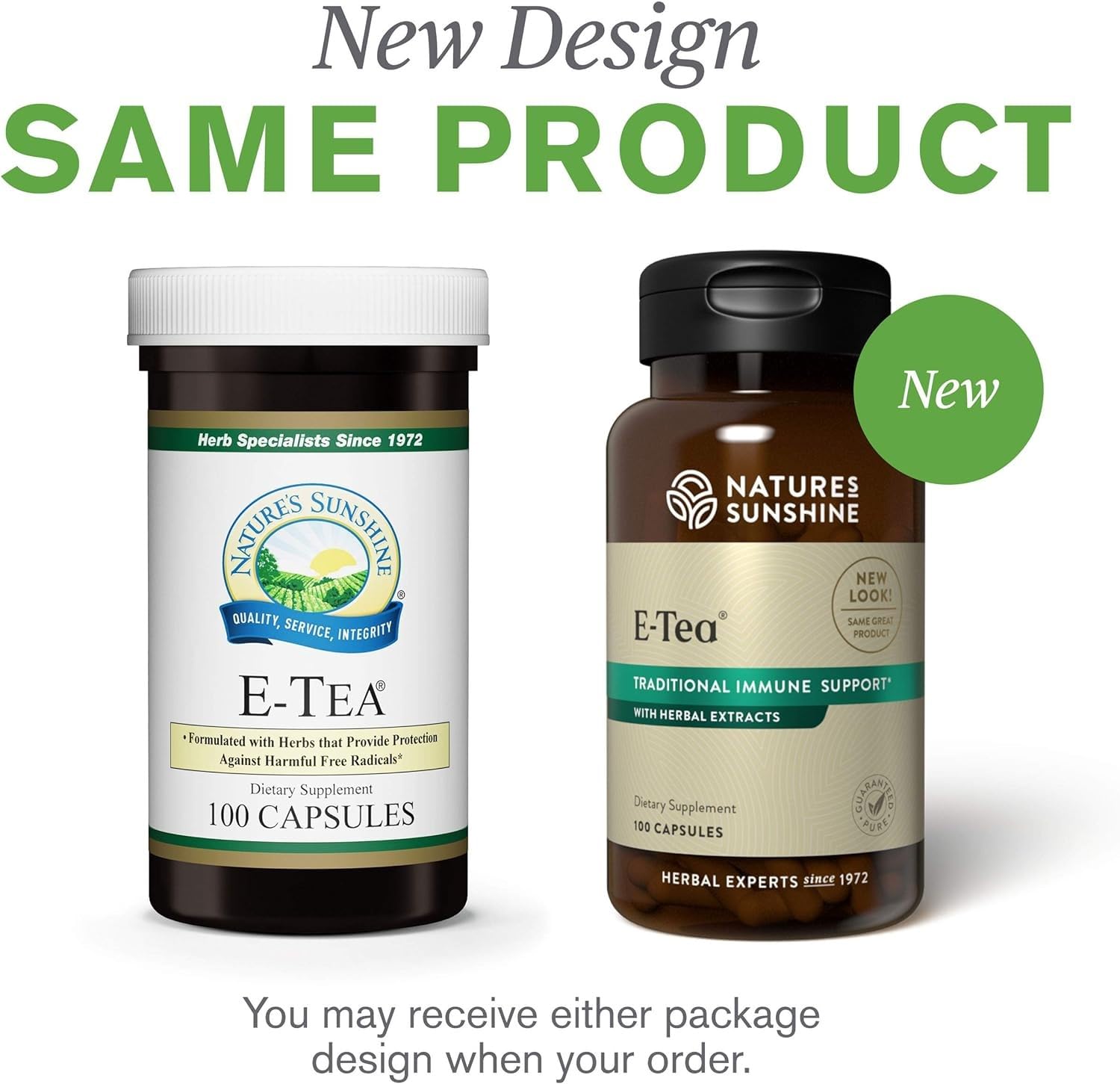Foto 2 | Cápsulas de Té Supplement Nature's Sunshine 100 Unidades - Venta Internacional