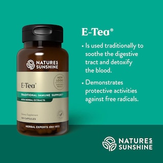 Foto 4 | Cápsulas de Té Supplement Nature's Sunshine 100 Unidades - Venta Internacional