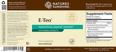 Foto 6 | Cápsulas de Té Supplement Nature's Sunshine 100 Unidades - Venta Internacional
