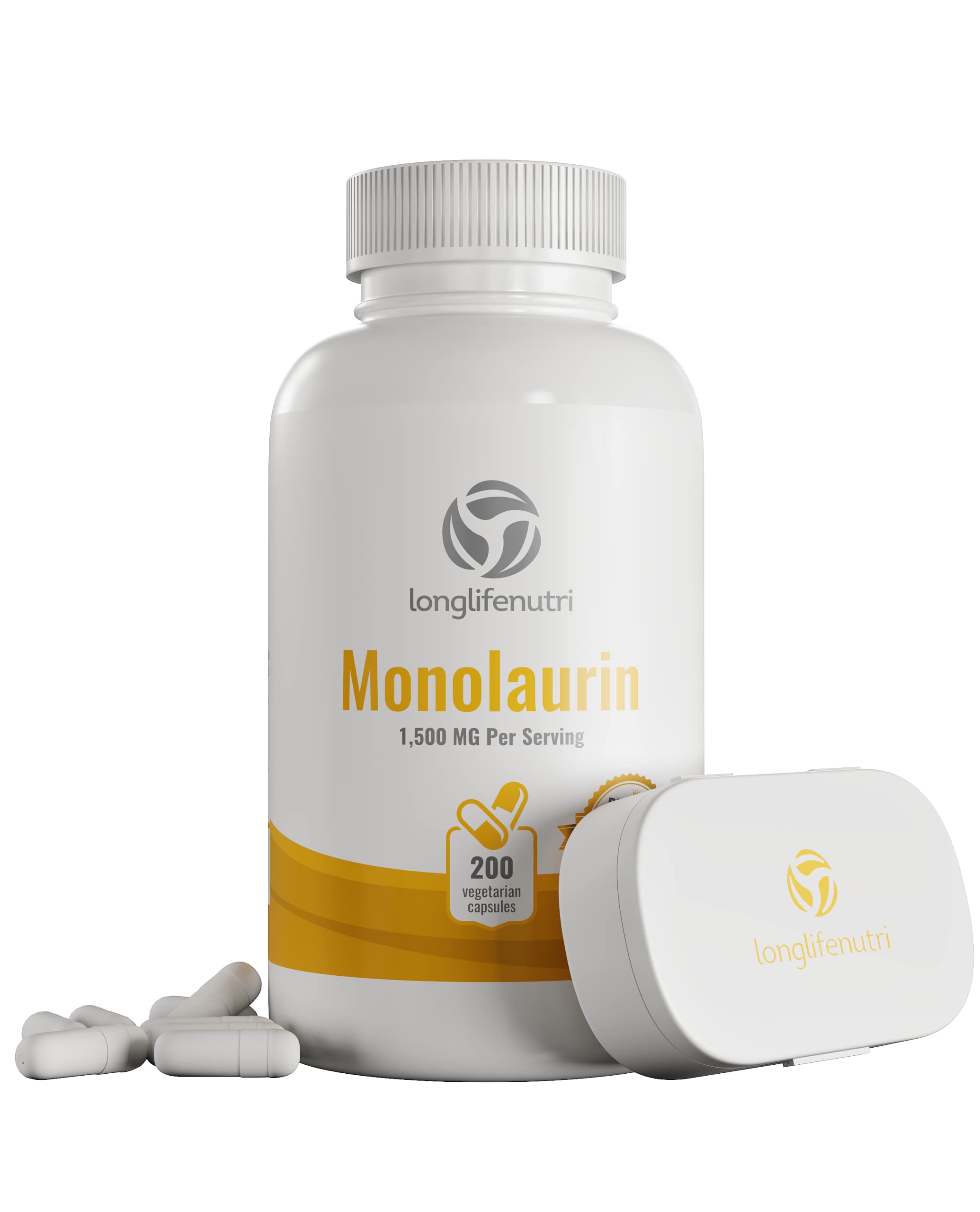 Foto 1 | Suplemento Longlife Nutri Monolaurin 1500 Mg 200 Cápsulas - Venta Internacional.