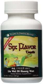 Foto 1 | Suplemento Plum Flower Six Flavor Rehmannia Pills 1000 Unidades - Venta Internacional