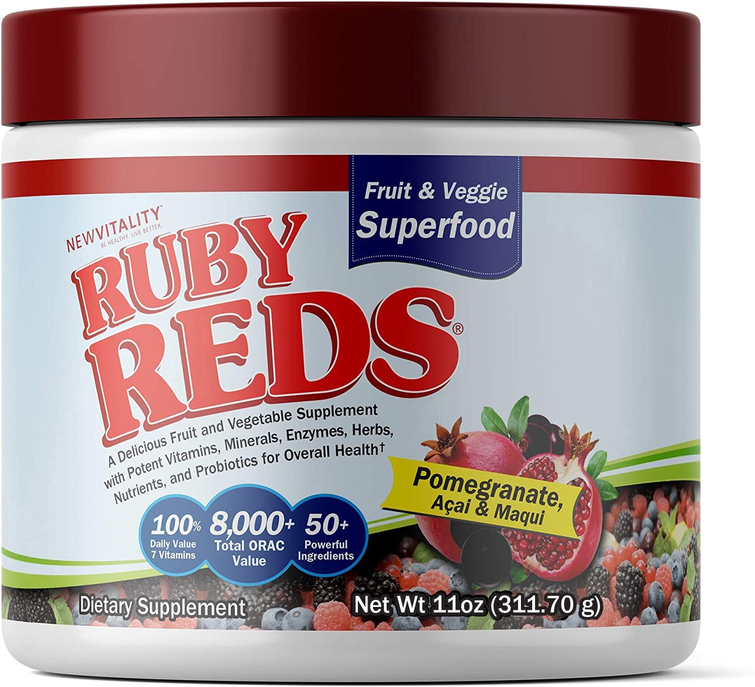 Suplemento Ruby Reds Delicious Reds en Polvo 311 g (30 Porciones) - Venta Internacional