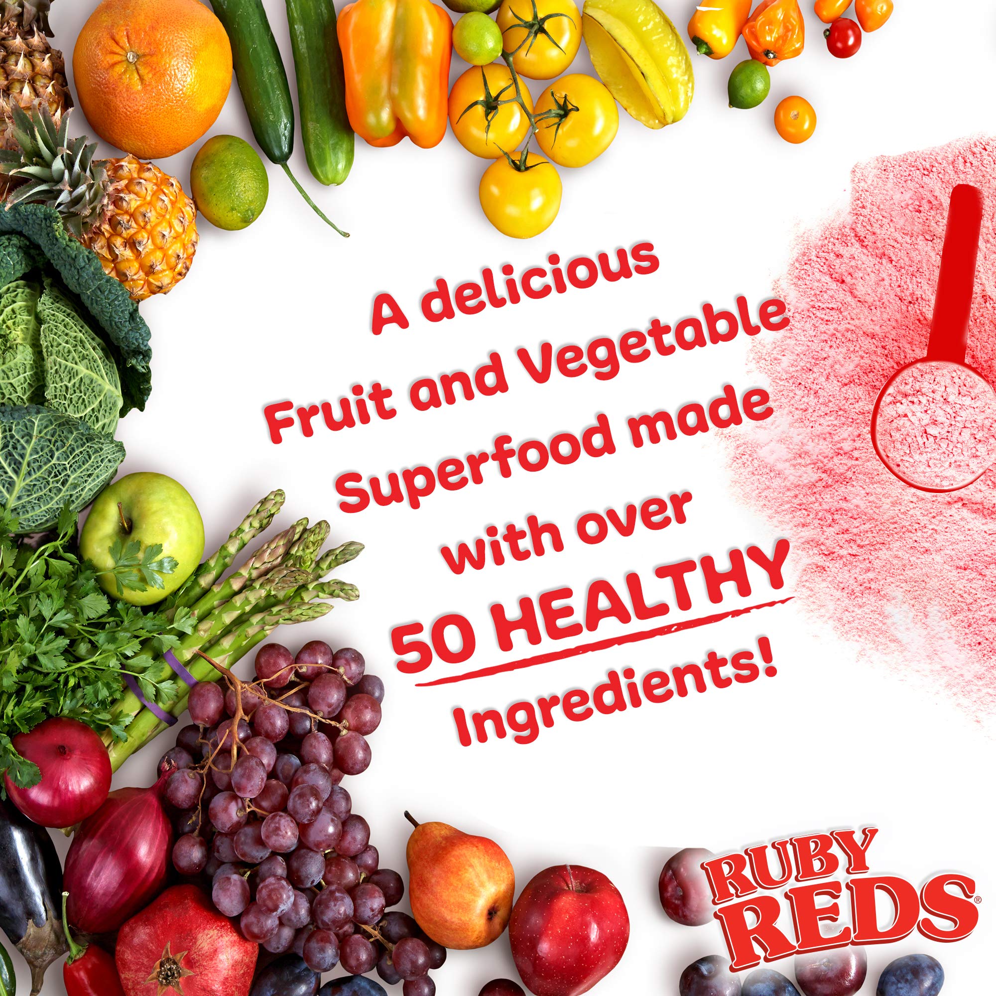 Foto 3 pulgar | Suplemento Ruby Reds Delicious Reds en Polvo 311 g (30 Porciones) - Venta Internacional