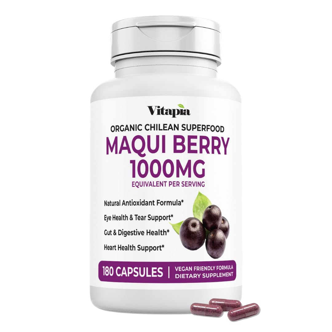 Suplemento Vitapia Maqui Berry 1000 mg 180 Cápsulas - Venta Internacional
