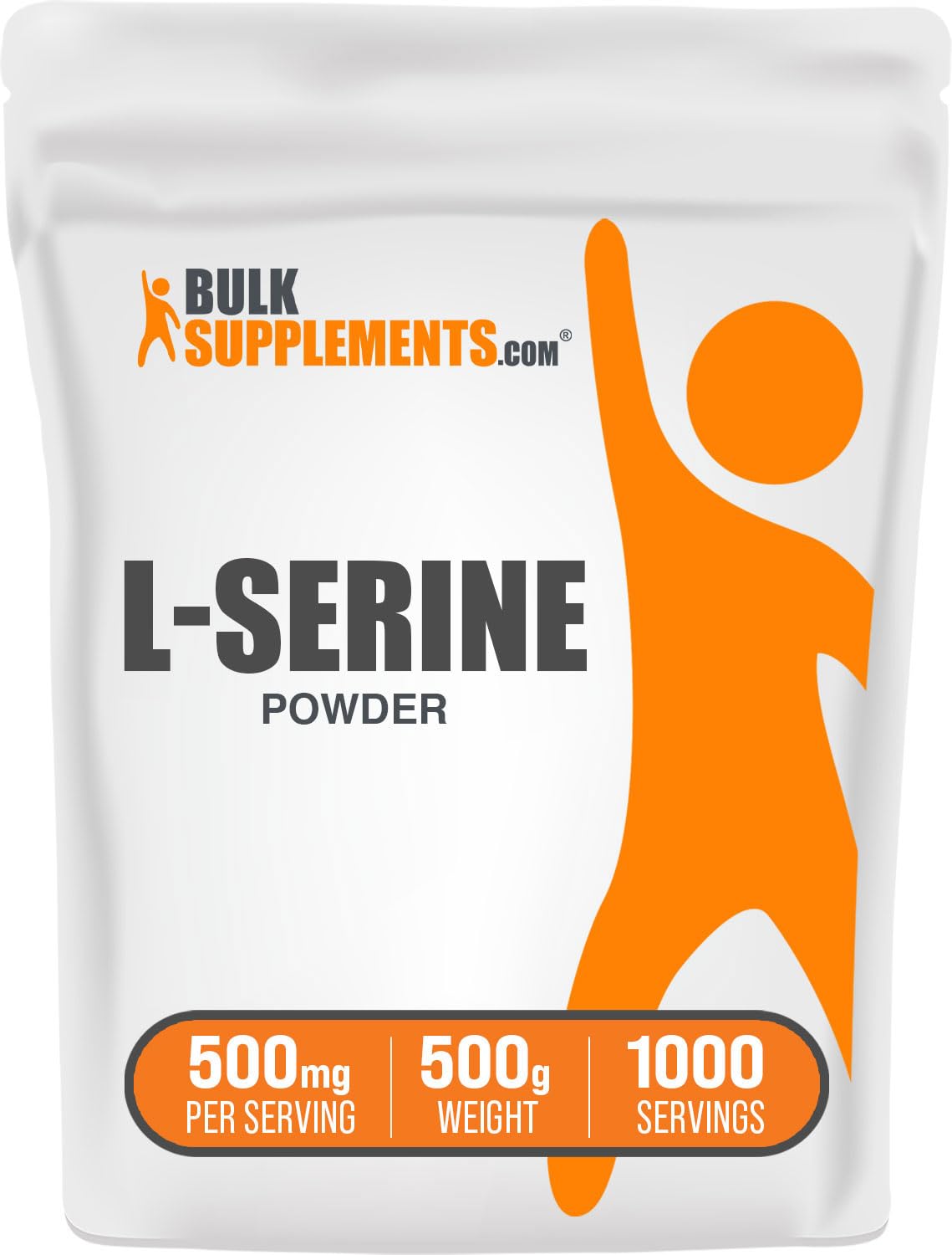 Foto 2 pulgar | Suplemento Bulksupplements.com L-serina 500 Mg En Polvo 500 G - Venta Internacional.