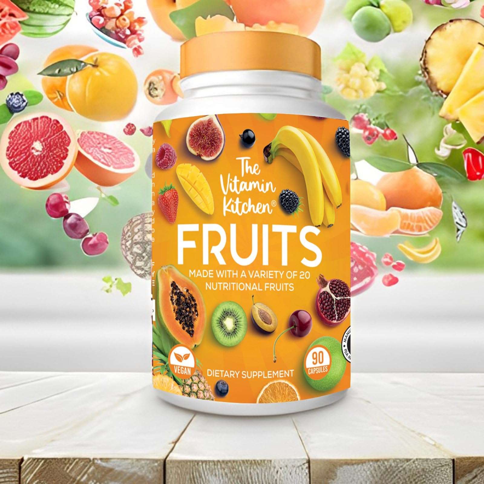 Foto 5 | Suplementos The Vitamin Kitchen Fruit And Veggie 360 Cápsulas - Venta Internacional.