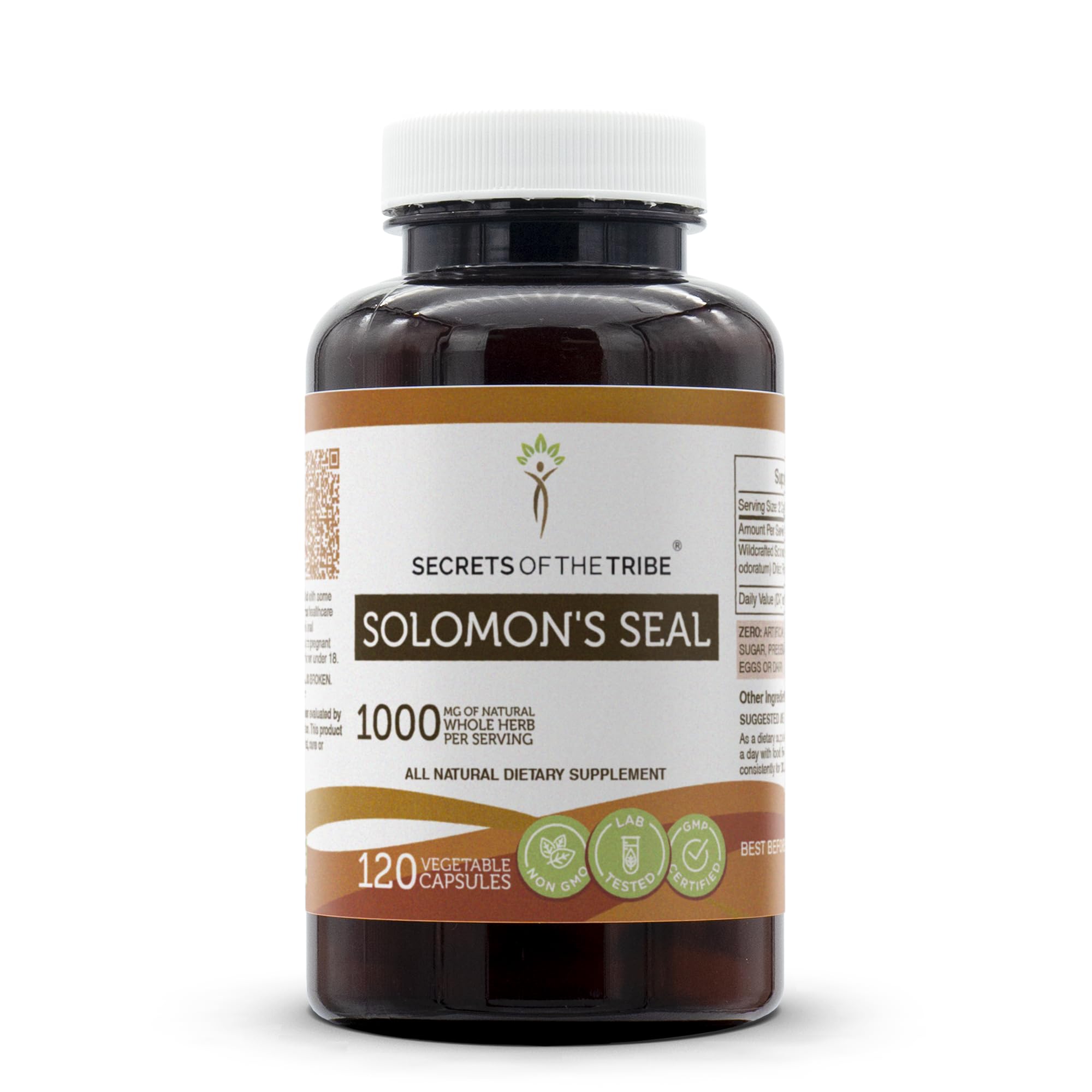 Foto 1 | Suplemento Secrets Of The Tribe Solomon's Seal 120 Cápsulas - Venta Internacional