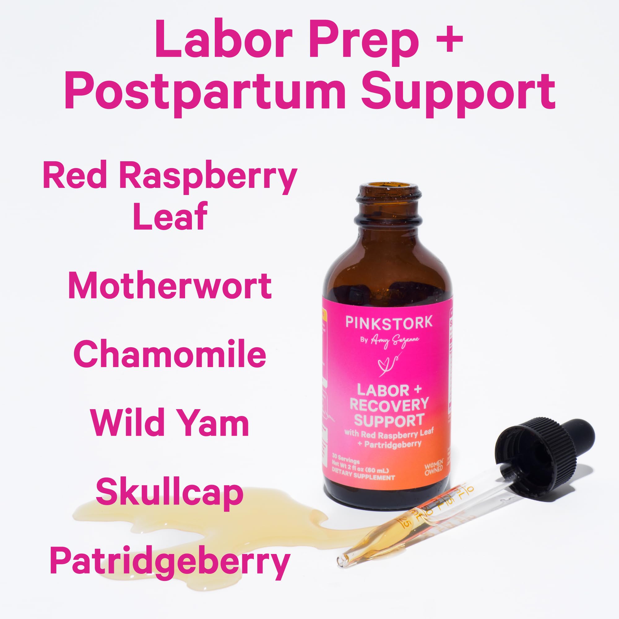 Foto 3 pulgar | Tintura de Preparación y Recuperación para el Parto Cigüeña Rosa 60 ml - Venta Internacional