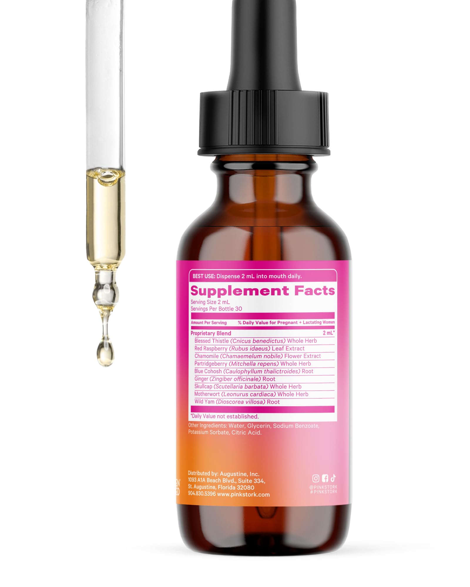Foto 8 pulgar | Tintura de Preparación y Recuperación para el Parto Cigüeña Rosa 60 ml - Venta Internacional