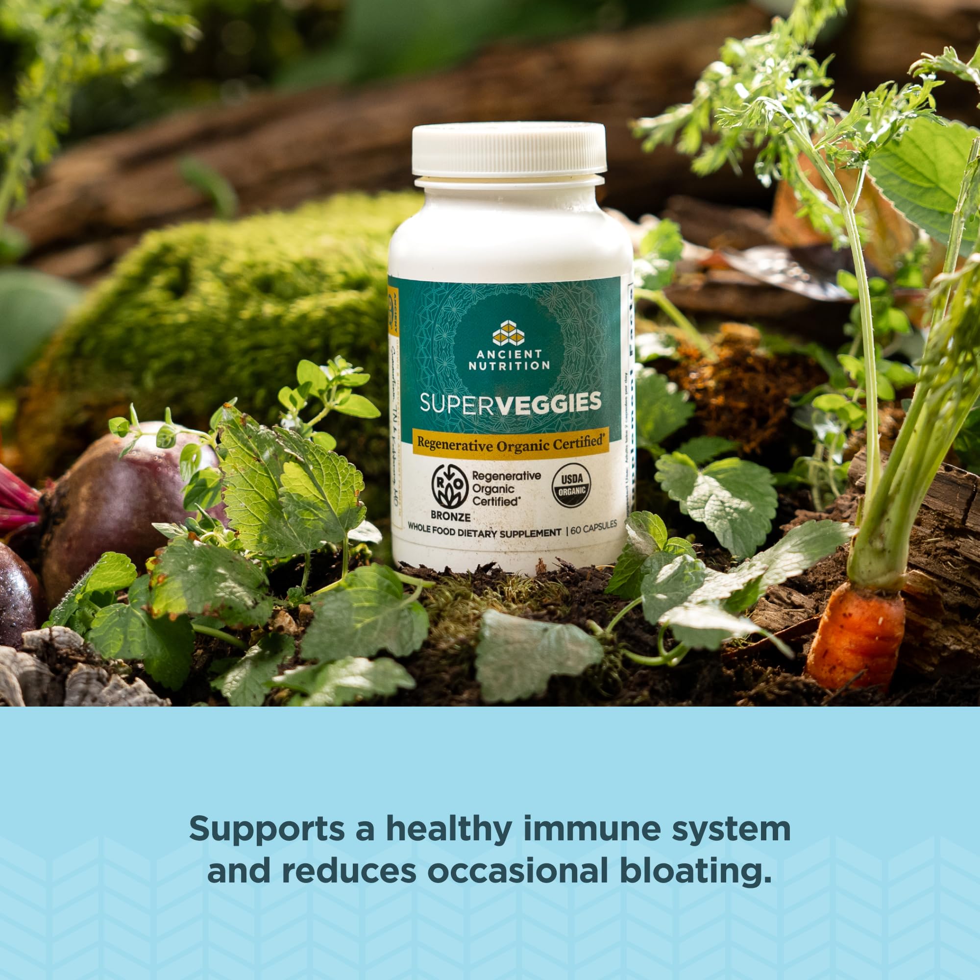 Foto 3 | Cápsulas Superveggies Ancient Nutrition- Venta Internacional