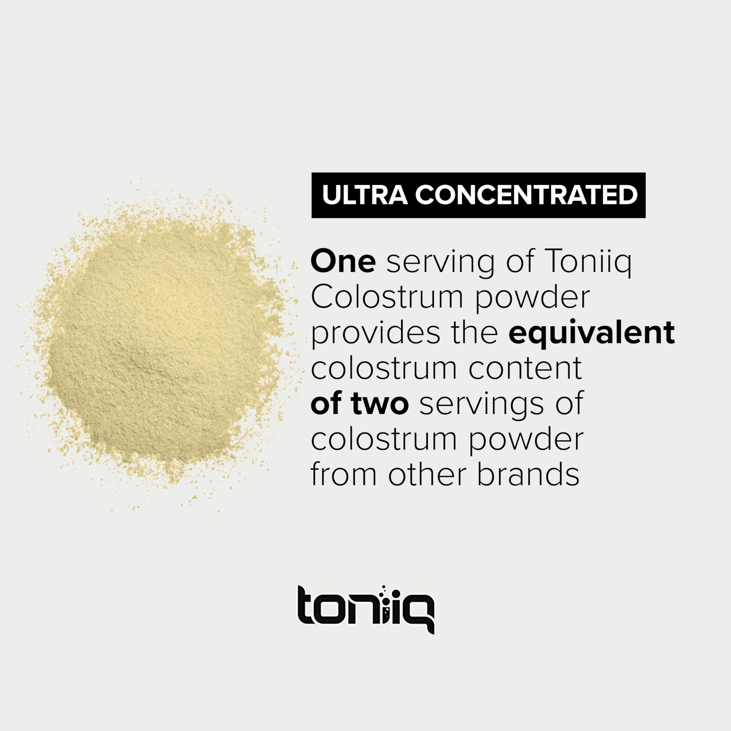 Foto 6 pulgar | Polvo de Calostro Bovino Toniiq Ultra High Strength 30 Servicios - Venta Internacional