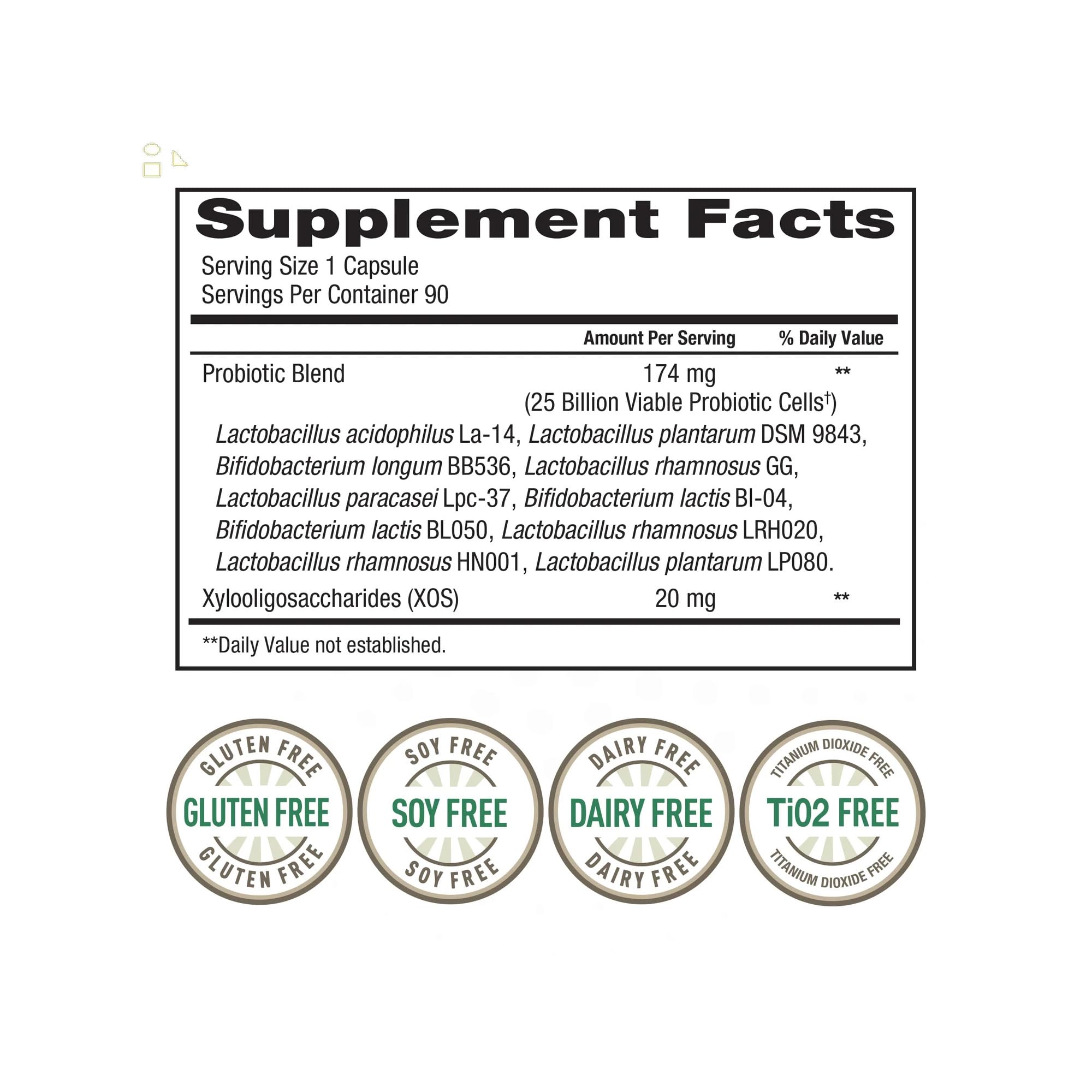Foto 3 pulgar | Suplemento Procyn Tru Nature Probiotic Diario para Mujer 90 Cápsulas - Venta Internacional