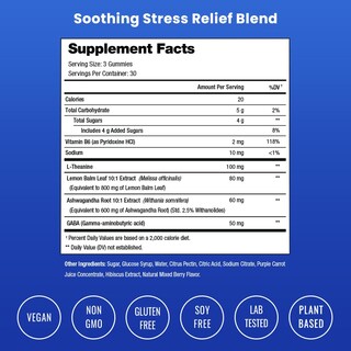 Foto 5 | Suplemento Nutrachamps Calm Gummies Stress Con Ashwagandha 90 Gomitas- Venta Internacional