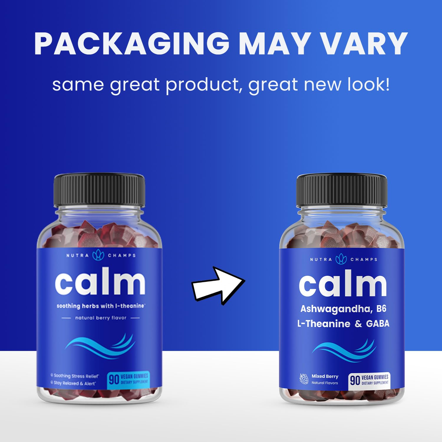 Foto 7 pulgar | Suplemento Nutrachamps Calm Gummies Stress Con Ashwagandha 90 Gomitas- Venta Internacional