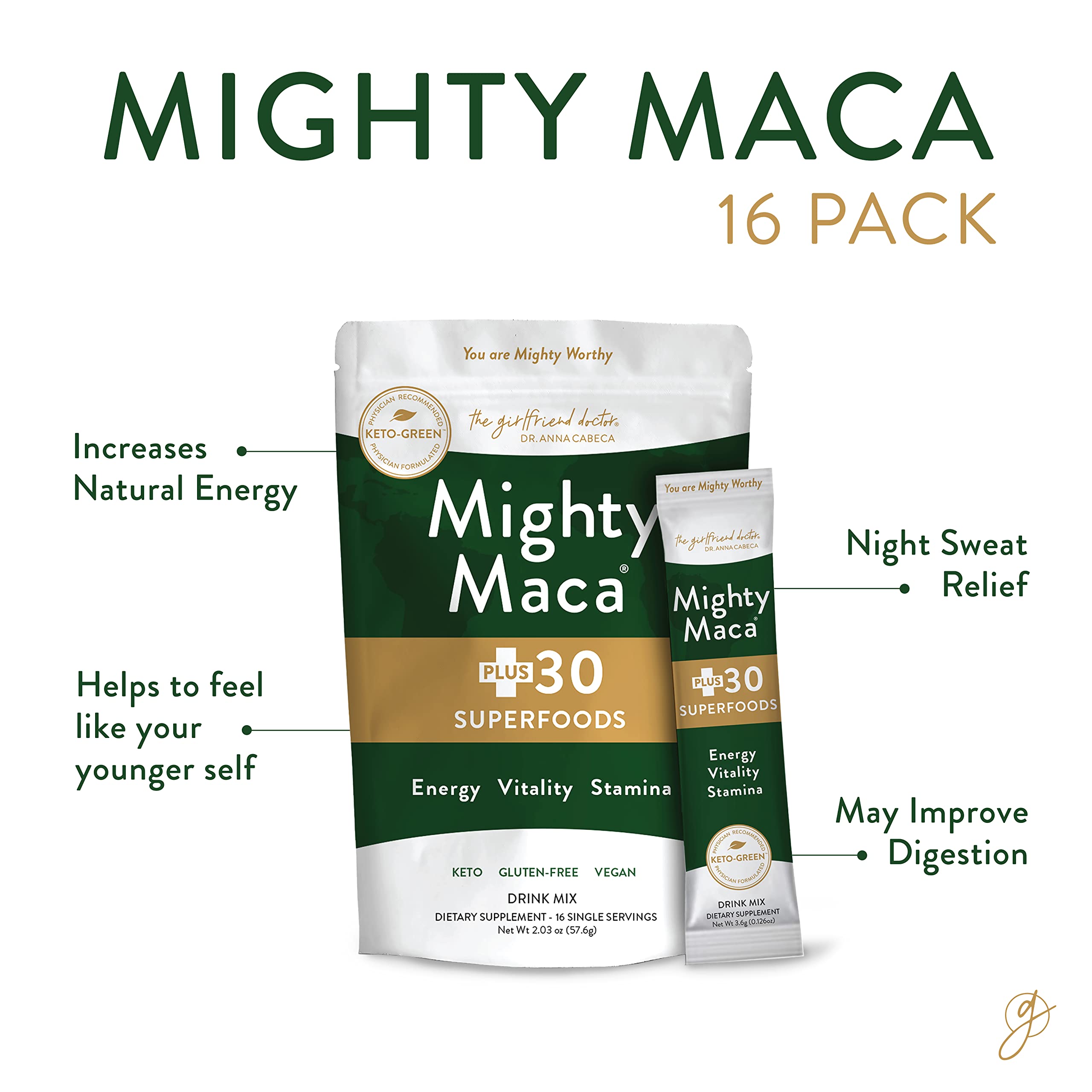 Foto 4 pulgar | Bebida en Polvo Supergreens Vidapura Mighty Maca Plus 204g - Venta Internacional