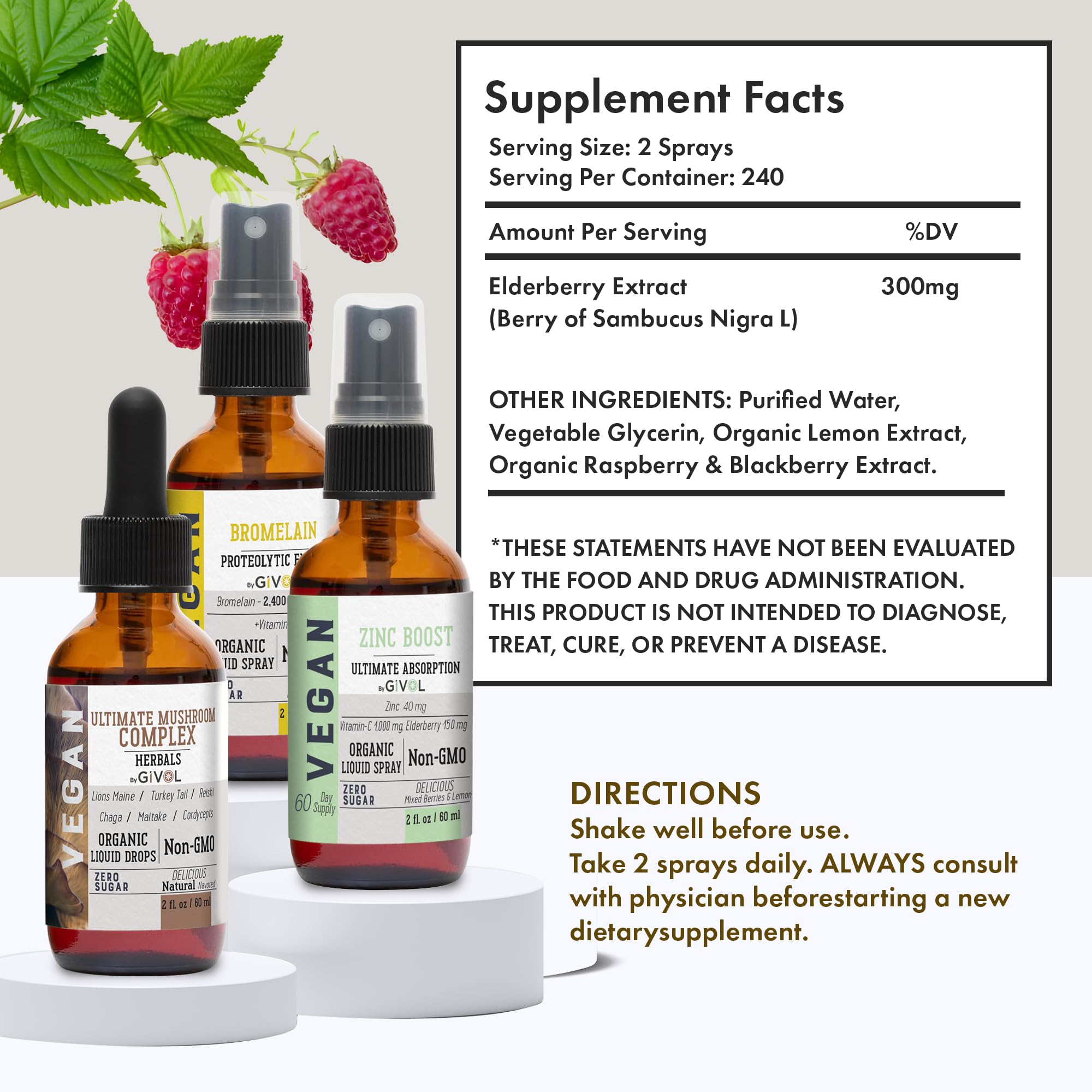 Foto 4 pulgar | Suplemento Givol Digestive Harmony Liquid Vitamin Trio 60 Ml - Venta Internacional