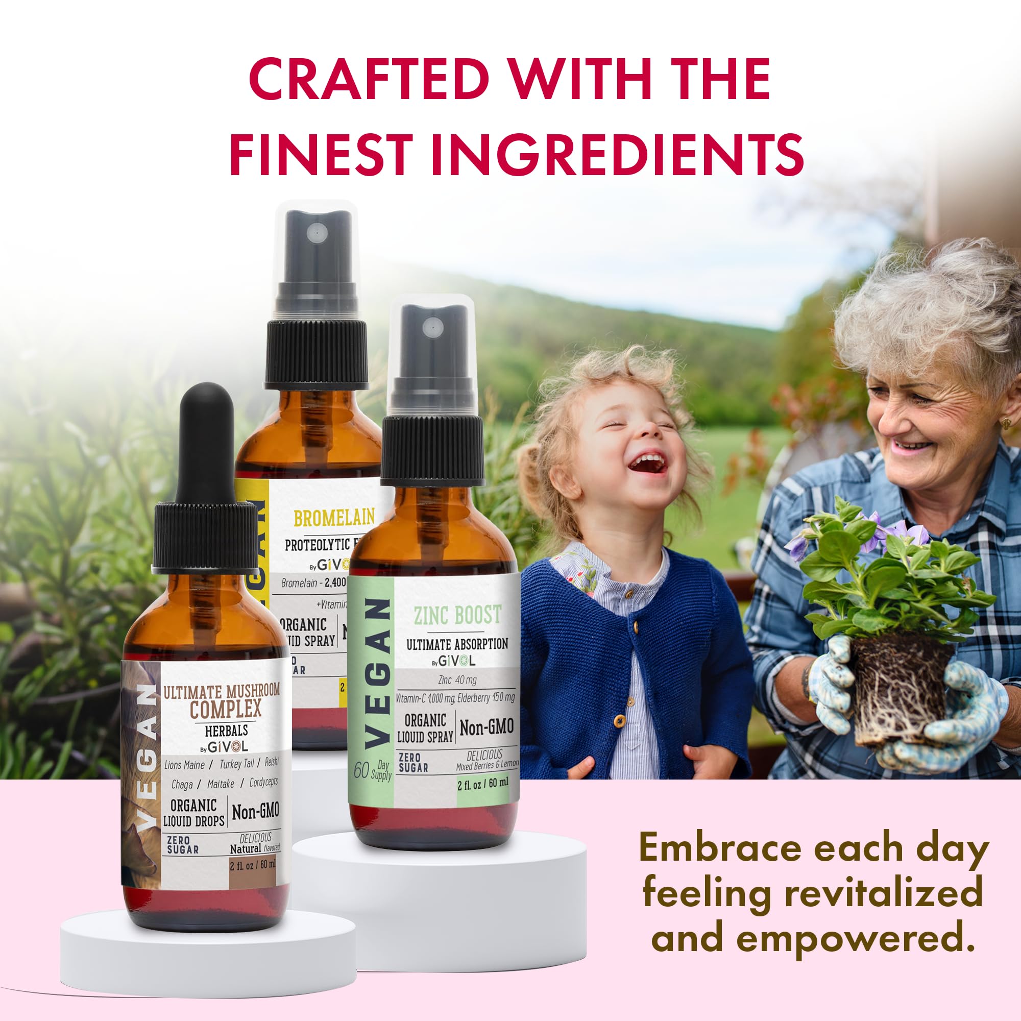 Foto 5 | Suplemento Givol Digestive Harmony Liquid Vitamin Trio 60 Ml - Venta Internacional