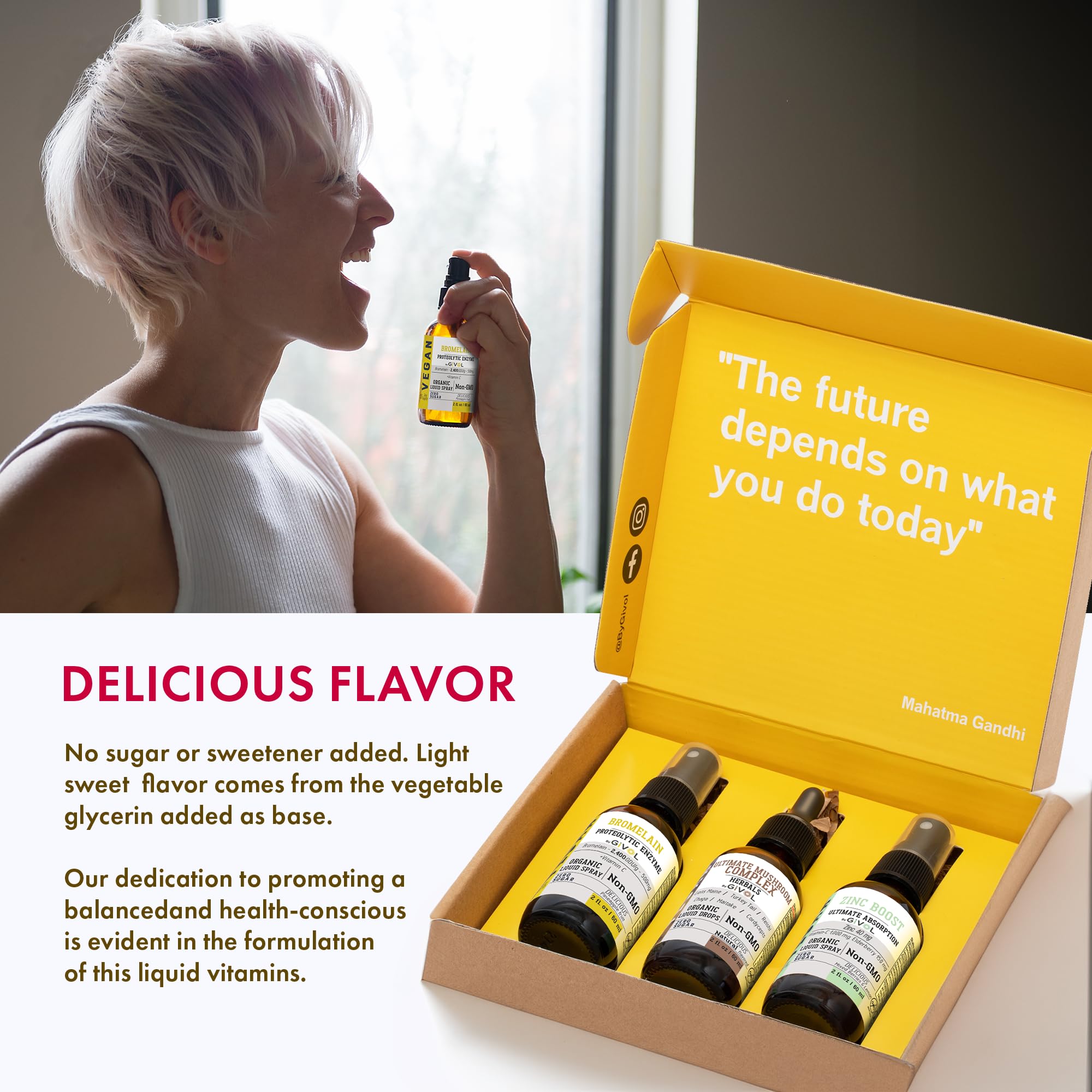 Foto 7 | Suplemento Givol Digestive Harmony Liquid Vitamin Trio 60 Ml - Venta Internacional