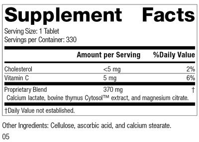 Foto 2 | Suplemento Standard Process Thymex 330 Tabletas - Venta Internacional