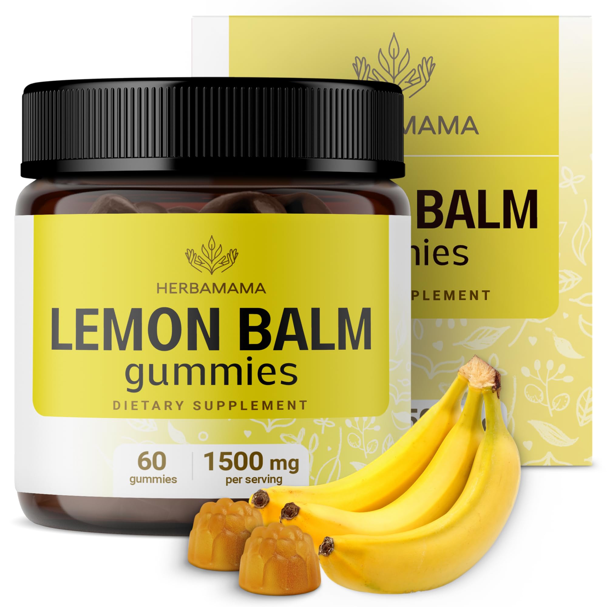 Foto 2 pulgar | Gomitas Herbamama Bálsamo de Limón 1500 Mg Vegano 60 Unidades - Venta Internacional