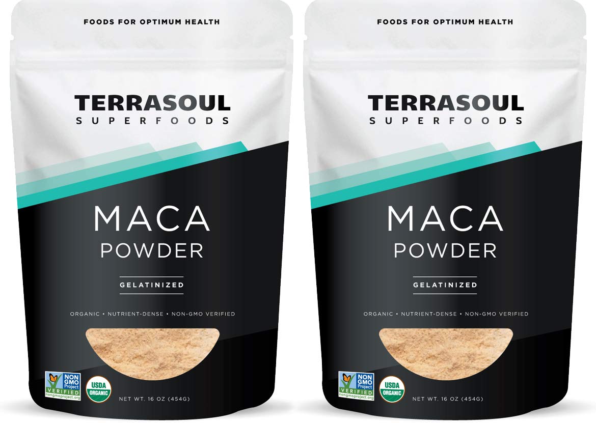 Foto 2 pulgar | Maca Gelatinizada Orgánica En Polvo Terrasoul Superfoods 454 g 2 Piezas - Venta Internacional