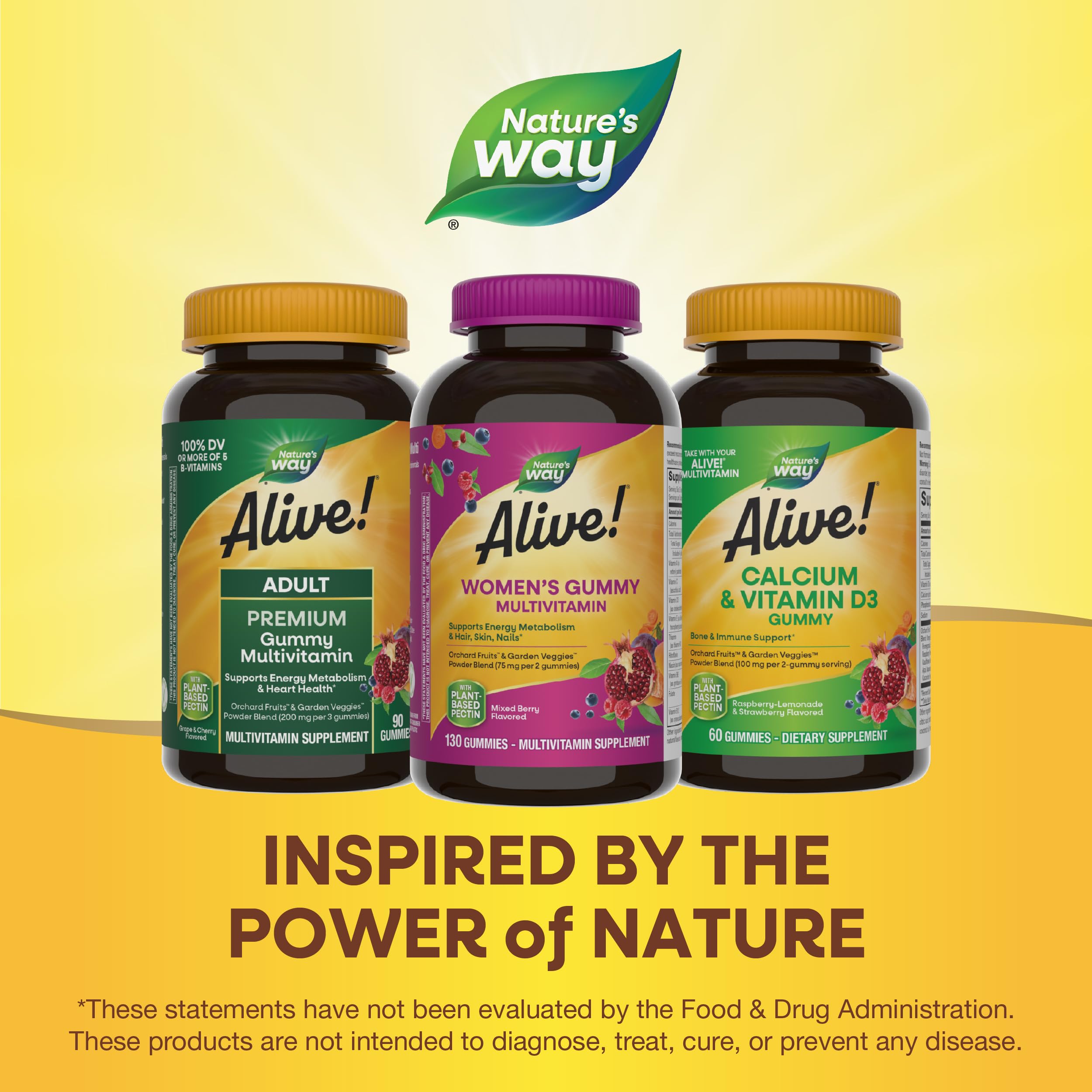 Foto 8 pulgar | Multivitaminas Nature's Way Alive! 130 Unidades - Venta Internacional