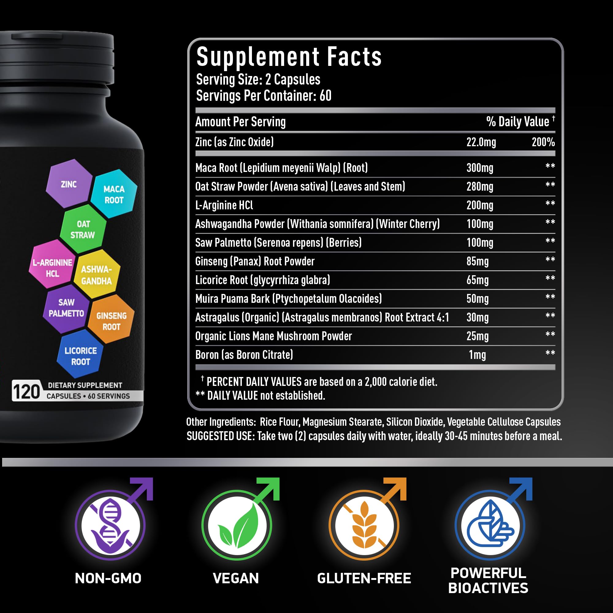 Foto 6 pulgar | Suplemento Bioactive Labs Enhanced Fertility Support de 120 Cápsulas-Venta Internacional
