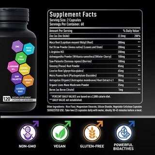 Foto 5 | Suplemento Bioactive Labs Enhanced Fertility Support de 120 Cápsulas-Venta Internacional