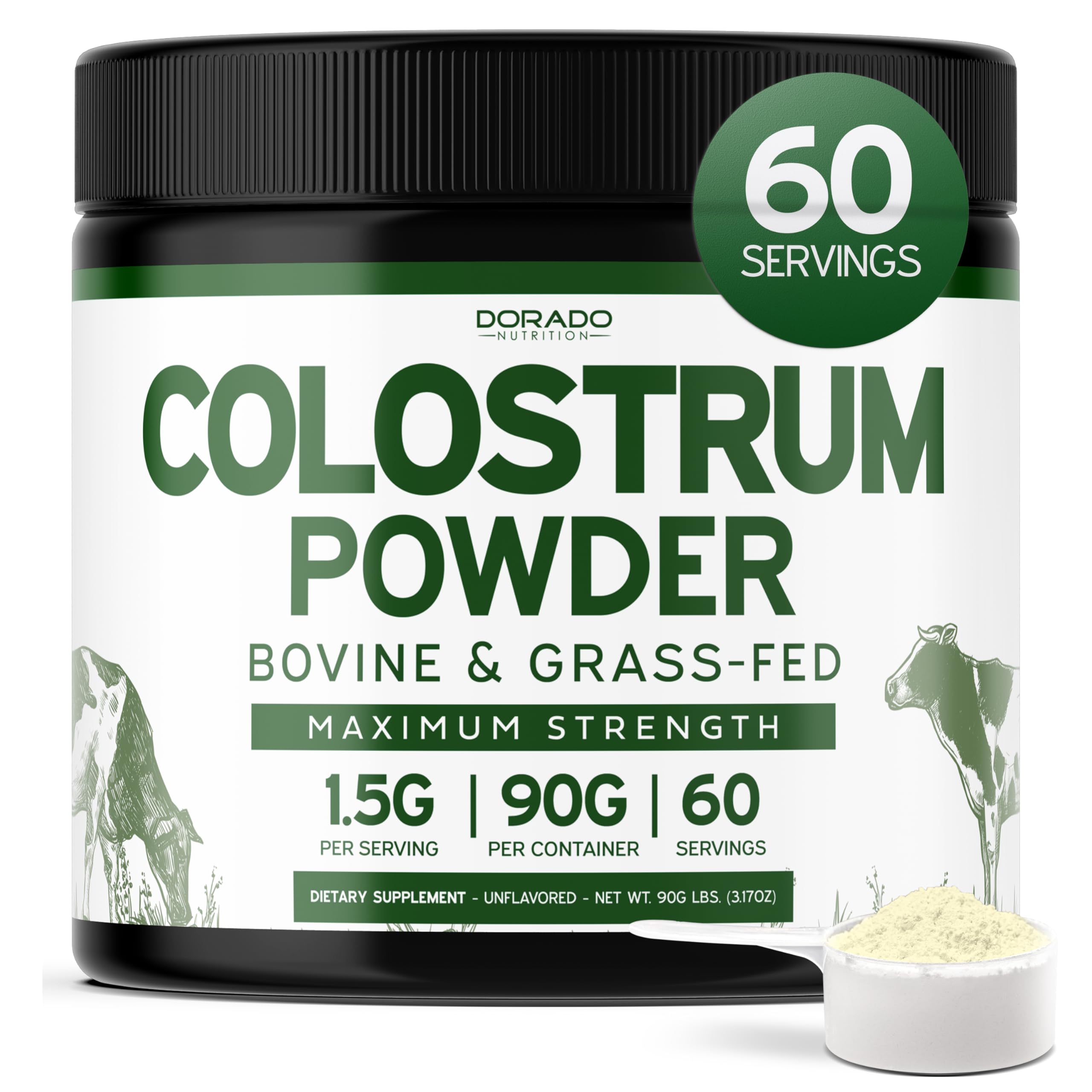Foto 2 pulgar | Suplemento En Polvo Dorado Nutrition Colostrum 90g - Venta Internacional.