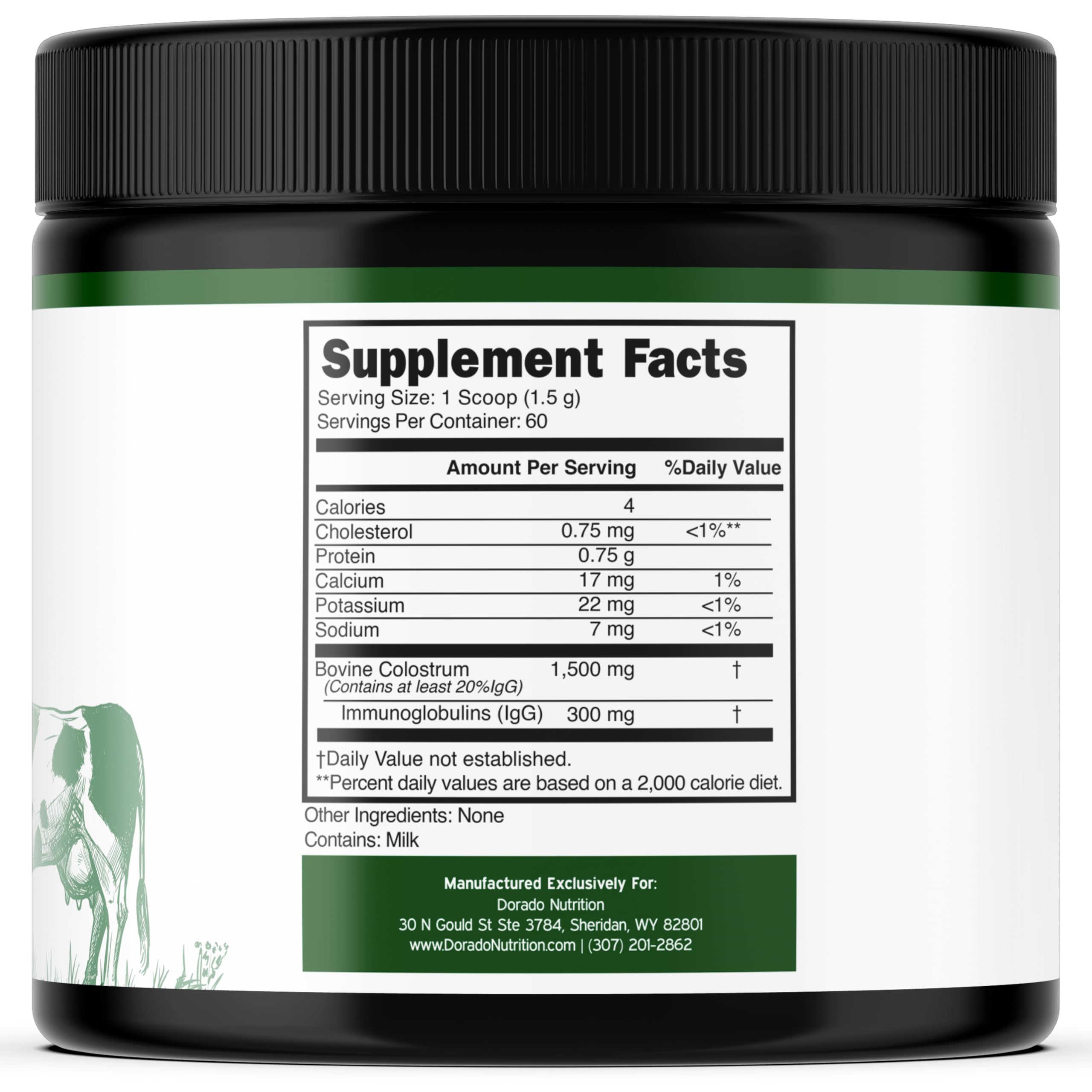 Foto 3 pulgar | Suplemento En Polvo Dorado Nutrition Colostrum 90g - Venta Internacional.