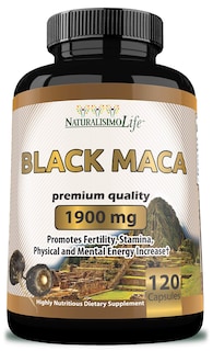 Foto 1 | Suplemento Naturalisimolife Maca Negra Orgánica 1900 Mg 120 Cápsulas - Venta Internacional