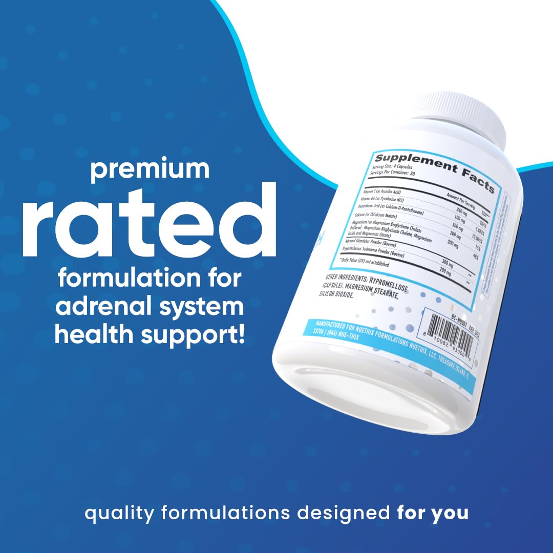 Foto 3 pulgar | Suplemento Dietético Nuethix Formulations Adrena-health 120 Cápsulas - Venta Internacional
