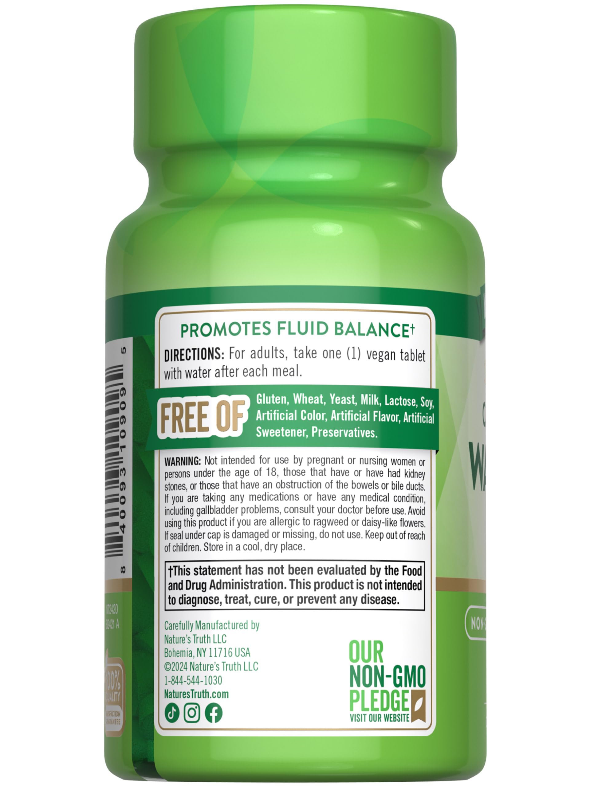 Foto 7 | Suplemento Nature's Truth Water Pill de 90 Tabletas-Venta Internacional